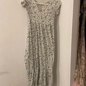 Floral Print Maxi Dress